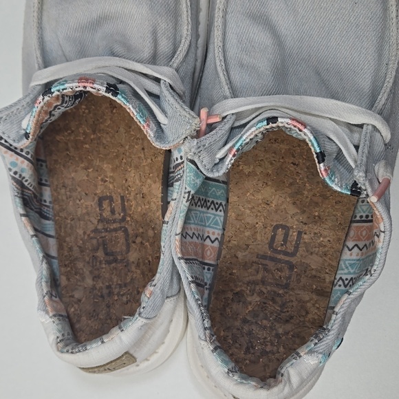 Hey Dude Grey BoHo Wendy Casual Shoe - Picture 6 of 8